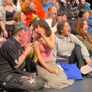 Mr Sands Members at the National Theatre Connections Festival, Newbridge Co. Kildare, 2023