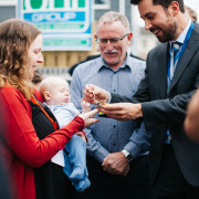Key handover with Minister Eoghan Murphy
