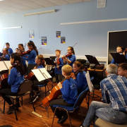 Scoil Úna Naofa (formally St. Agnes') School Orchestra perform at Walkinstown Library
